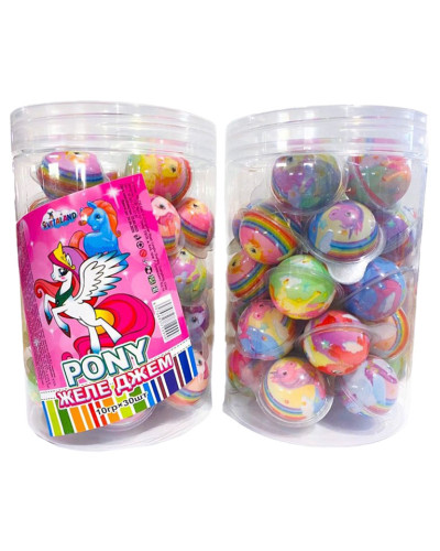 Джем желе "PONY" 10г. 30шт/уп