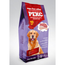 Корм для СОБАК "РЕКС" (мясний мікс) 10кг
