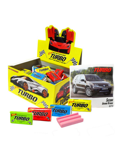 "Turbo", жувальні пластинки/коробка (100шт)