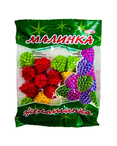 "Малинки" жувасики асорті/пакет 70шт/ящ