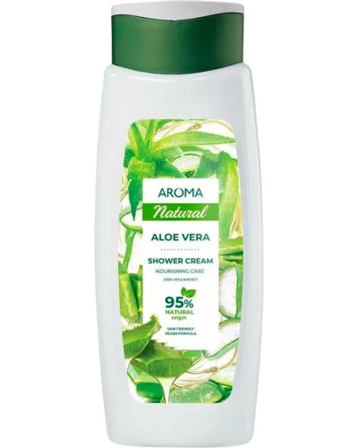 Крем-гель для душу Aroma Greenline Алое 400 мл