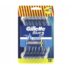 Станки д/гоління "Gillette BLUE3 COMFORT+" 12шт/уп