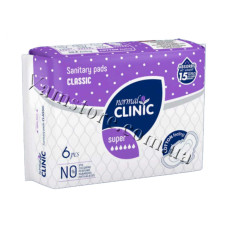 NCF20K Normal Clinic - Classic cotton feeling- Крит. прокладки 5 краплі 280 мм/6шт уп.