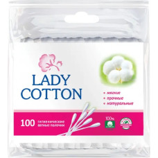 Lady Cotton - Ватні палички - ZIP упаковка 100шт/уп