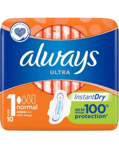 Always ultra - прокладки 4 краплі 10шт/уп