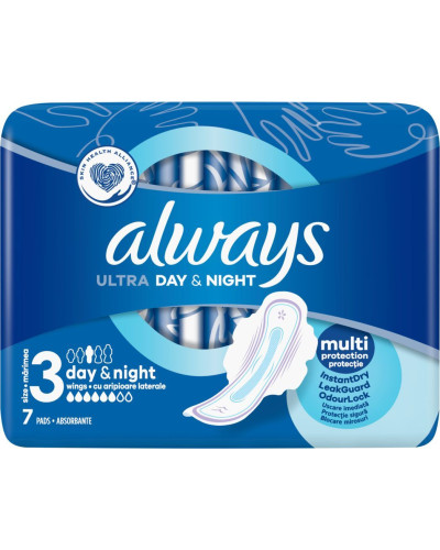 Always ultra day&night - прокладки 6 краплі 7шт/уп