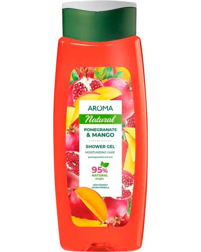 Крем-гель для душу Aroma Greenline Гранат і Манго 400 мл