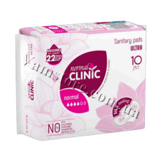NCF03B Normal Clinic - Comfort ultra silk dry - Крит. прокладки 3 краплі 240 мм/10шт уп.
