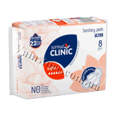 NCF06B Normal Clinic - Comfort ultra cotton feeling - Крит. прокладки 5 краплі 260 мм/8шт уп.