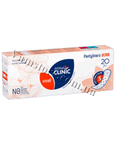 NCF11L Normal Clinic - Comfort ultra cotton slim - Щоденні прокладки без індивід. уп. 150мм(20шт)
