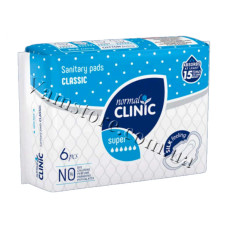 NCF17K Normal Clinic - Classic silk feeling - Крит. прокладки 6 краплі 280 мм/6шт уп.