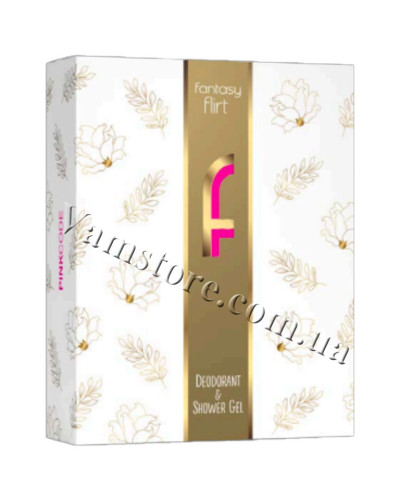 NPF042 Подарунковий набір Women Fantasy FLIRT pink - дезодорант + гель-душ