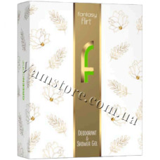 NPF043 Подарунковий набір Women Fantasy FLIRT green - дезодорант + гель-душ