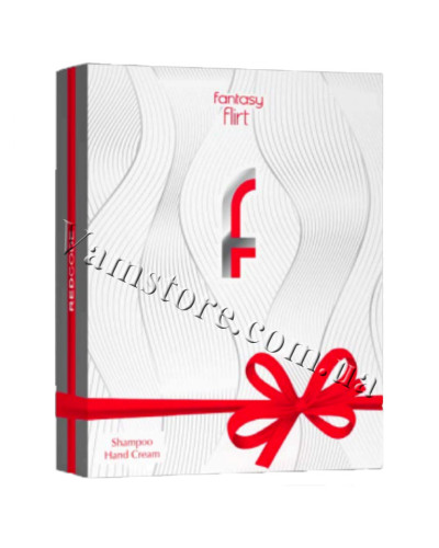 NPF091 Подарунковий набір Women Fantasy FLIRT red - шампунь + крем для рук