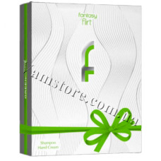NPF093 Подарунковий набір Women Fantasy FLIRT green - шампунь + крем для рук