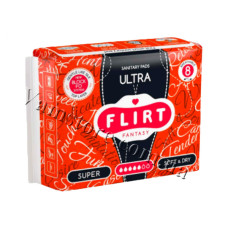WKL05C Fantasy FLIRT Ultra Soft & dry - Крит. прокладки 5 крап. 260мм/8шт уп.