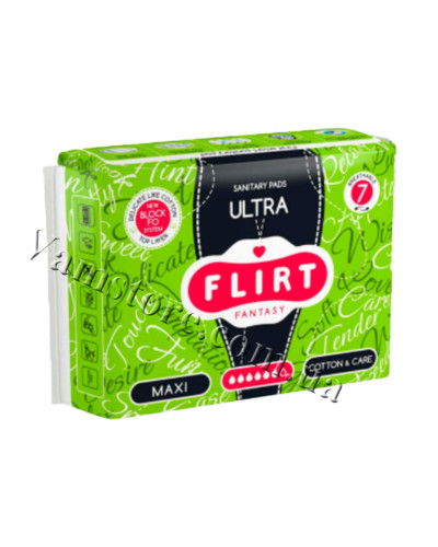 WKL08C Fantasy FLIRT Ultra Soft & dry - Крит. прокладки 6 крап. 280мм/7шт уп.