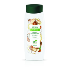 Шампунь Aroma  Natural з Арагановою олією і Кокосовим молоком для об`єму і блиску волосся 400 мл.