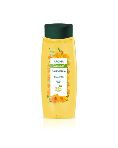 Шампунь Aroma Natural з екстрактом Календули для сухого волосся 400 мл.(2379)