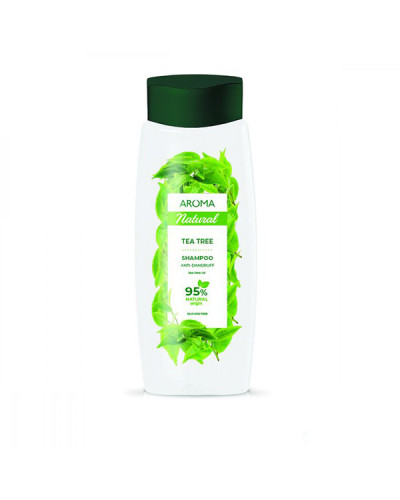 Шампунь Aroma  Natural з олією Чайного дерева від лупи 400 мл.