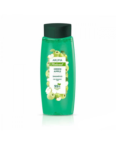 Шампунь Aroma Natural Зелене Яблуко для Частого застосування 400 мл.