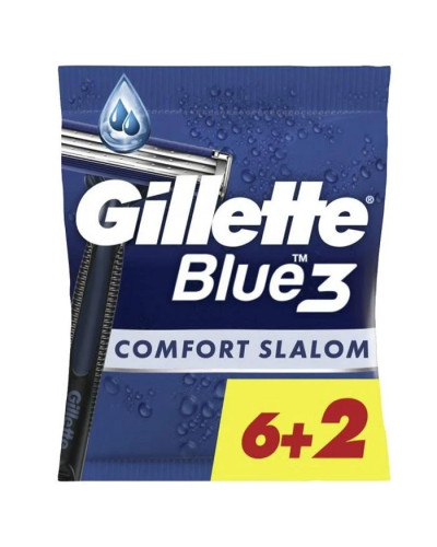 Станки д/гоління "Gillette BLUE 3"  6+2 шт/уп