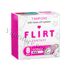 TGF002 Fanasy FLIRT гігієнічні тампони normal 3 крапл.8шт/уп