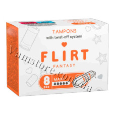 TGF004 Fanasy FLIRT гігієнічні тампони maxi 5 крапл.8шт/уп