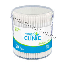 VPN032 Normal Clinic - Ватні палички - круглая коробка 200шт/уп