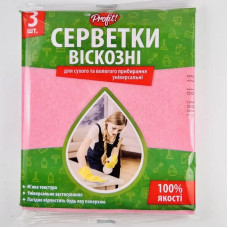 Серветка кухонна віскозна "Profit" 3шт/уп