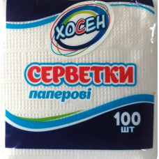 Серветка столова 100шт, 16шт/уп