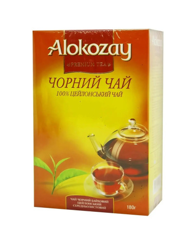 Чай чорний "Alokozay Tea" листовий FВОР 180г