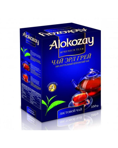 Чай чорний з бергамотом"Alokozay Tea" листовий 90г