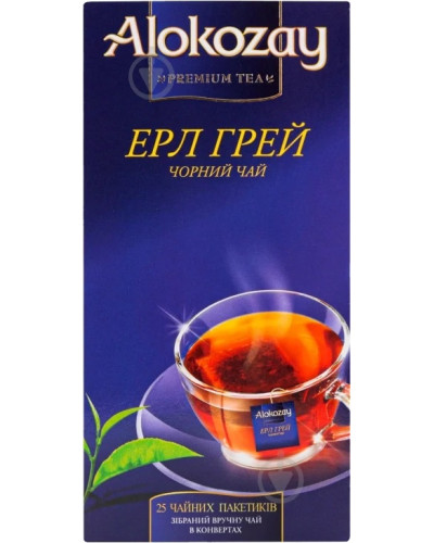 Чай чорний з бергамотом"Alokozay Tea" 25 пак.