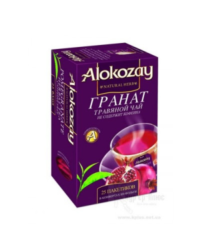 Чай травяний з гранатом "Alokozay Tea" 25 пак.