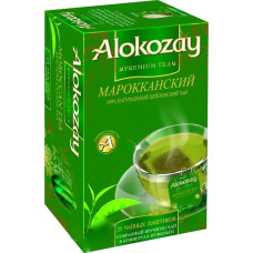 Чай зелений з мятою мароканський  "Alokozay Tea" 25 пак.