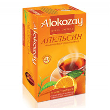 Чай чорний з апельсином "Alokozay Tea" 25 пак.