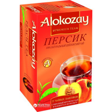 Чай чорний з персиком "Alokozay Tea" 25 пак.