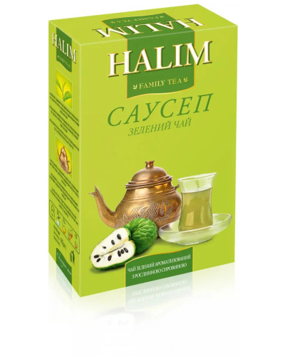 Чай "HALIM" зелений ЛИСТОВИЙ, 80г