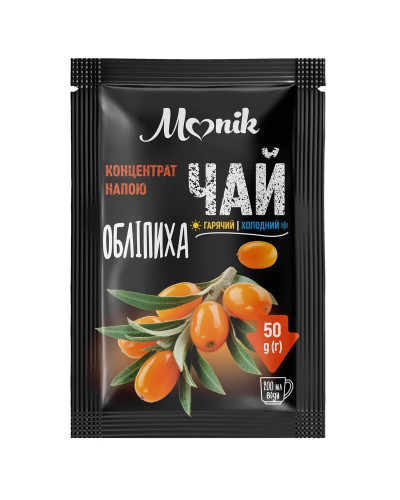 Чай Обліпиха "ТМ Monik" 50г 25шт/уп