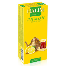 Чай "HALIM" чорний з ароматом лимона 25 пак.