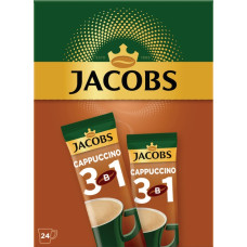 Кава розчинна 3 в 1 "JACOBS" cappucino стик 24шт/уп