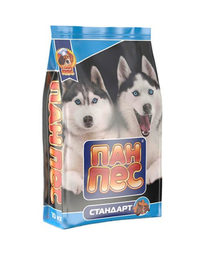 Корм для СОБАК "ПАН ПЕС" (стандарт) 10кг