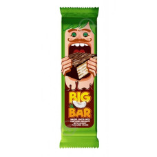 Батончик вафельний глазурований "BIG BAR" з кокосовою стружкою 45г/24шт