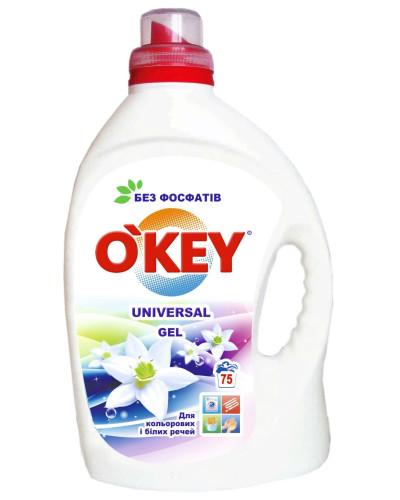 Гель для прання  "O'Key" Universal  4.5л