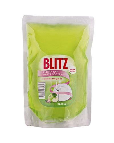 Бальзам для миття посуду "BLITZ" Алое- ЗАПАСКА  0,5л