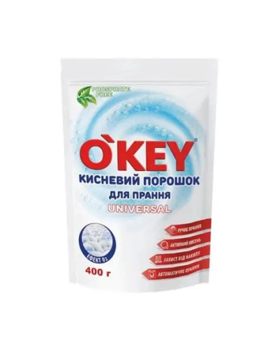 Кисневий порошок "O'Key" дой-пак 400г