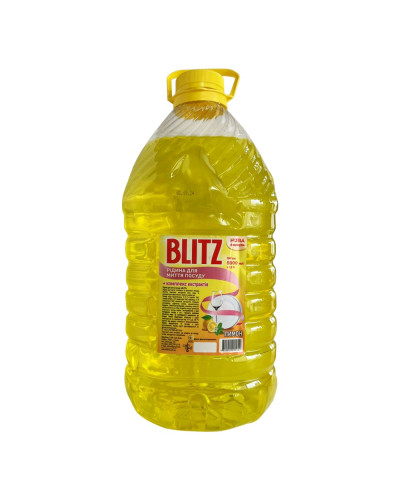 Рідина для миття посуду "BLITZ" Лимон-  5л