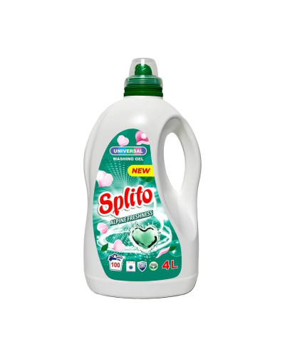 Рідина для прання "Splito" Alpine freshness (зелена) 4л