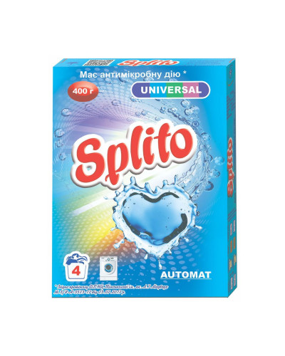 Пральник порошок "Splito" Universal Автомат 400г